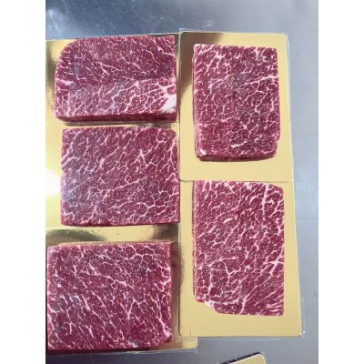 澳洲进口和牛雪花牛排m9上脑边源自日本纯血谷饲原切鲜牛肉非M12图4