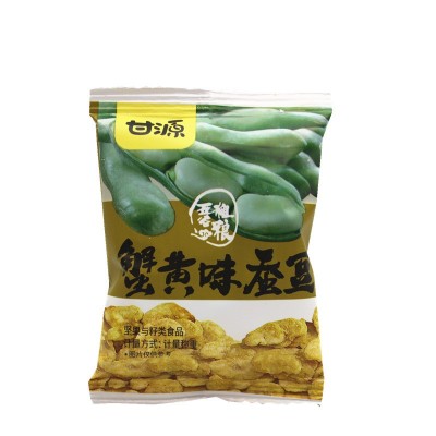 甘源蟹黄味蚕豆208g独立小包装零食特产胡豆蟹黄甘源食品图4