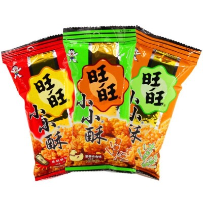 旺旺旺仔小小酥18g原味葱香味怀旧休闲零食整箱批发图5