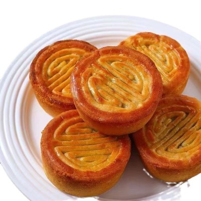 蛋月烧月五仁红豆红枣蛋黄蔓越莓正宗传统手工糕点多口味中秋月饼图5