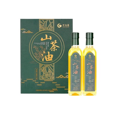 公司礼品山茶油礼盒500ml*2山茶籽油食用油物理压榨油茶籽油团购图5