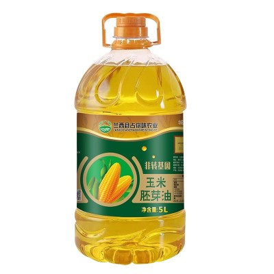 占你味 玉米油5升一级压榨玉米胚芽油非转基因食用油大桶批发图5