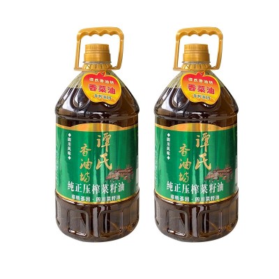纯压榨菜籽油四川食用油家用餐饮商超植物油4L装纯菜油厂家直供图5