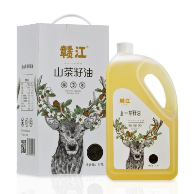 赣江山茶油纯正茶油食用油3.7L江西茶树油山茶籽油礼盒茶子油图5