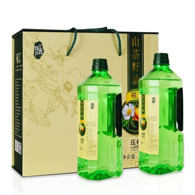 赣江茶油食用油1L*2礼盒山茶籽油纯正茶树油物理压榨江西茶子油图5