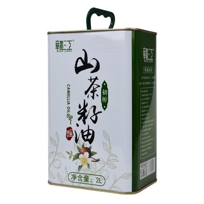 赣江山茶油食用油2L铁桶礼盒茶树茶籽油图3