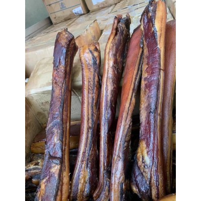 四川腊肉麻辣柴火五花烟熏三线腊肉批发地摊跑江湖二刀腊肉年货图3