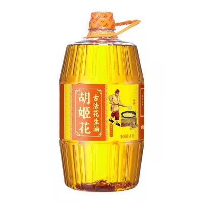 胡姬花古法花生油4L 压榨一级特香纯正烹饪家用桶装花生油图5