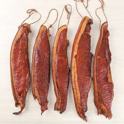 四川特产川味腊肉腊肠批发农家柴火烟熏二刀腊肉跑江湖地摊黑腊肉图4
