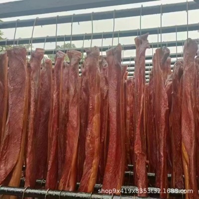 柴火腊肉四川特产烟熏二刀肉咸腊肉熏肉烟熏腊肉五花肉真空腊肉图3