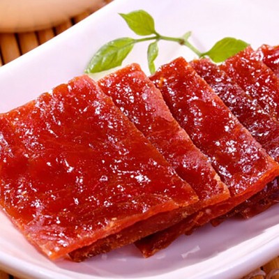 百草味 精制猪肉脯50g/白芝麻猪肉脯60g/100g 厂家正品批发拿货图3