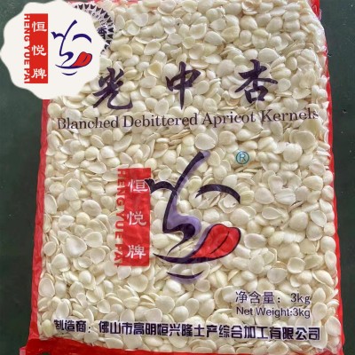 厂家现货光中杏仁去皮干杏仁佛山24kg整箱月饼北杏仁批发图2