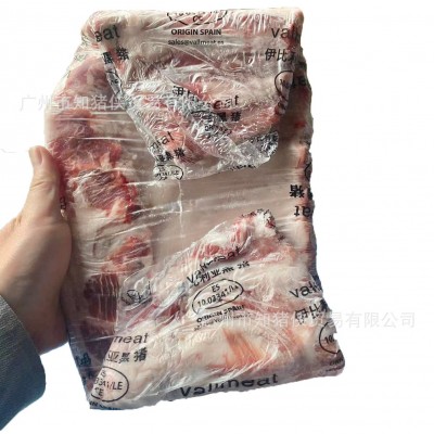 港口直销10KG起售伊比利亚黑猪肋排 黑毛猪排骨餐饮原料 土猪排骨图5
