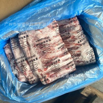 港口直销10KG起售伊比利亚黑猪肋排 黑毛猪排骨餐饮原料 土猪排骨图3