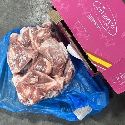 20斤装港口直销西班牙进口冷冻猪扇骨 批发多肉扇骨扇子骨 猪板骨图4