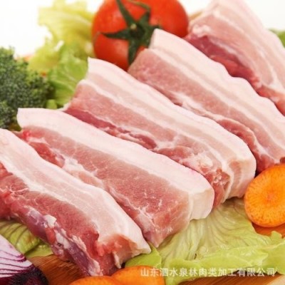猪肉泗水泉林五花大肉 批发冷冻五花肉 餐厅酒店用冻五花肉图2