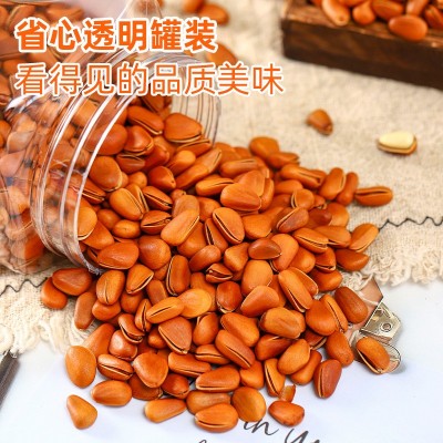 东北松子王 500g罐装松子批发 手剥松子图3