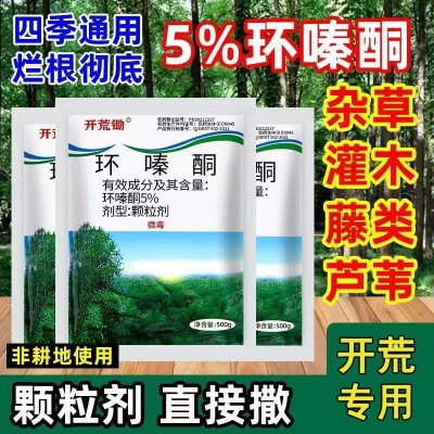 环嗪酮杀竹子杂草烂根除草烂根剂环嗪哃水剂浇根除灌木专用药除草图4