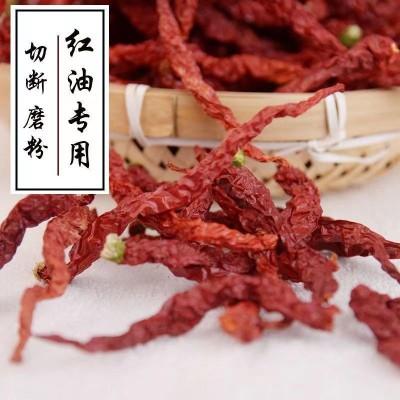 正宗陕西线椒微辣特香辣椒干陕西秦椒微辣红油辣椒皱皮椒干辣椒图2