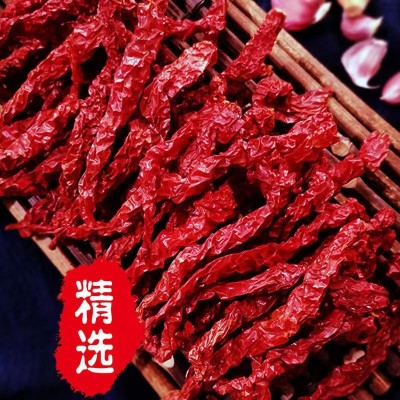 正宗陕西线椒微辣特香辣椒干陕西秦椒微辣红油辣椒皱皮椒干辣椒图5