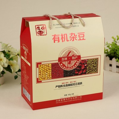 德伟有机杂豆礼盒东北五谷杂粮8斤装红豆黄豆五种杂豆组合营养丰图3