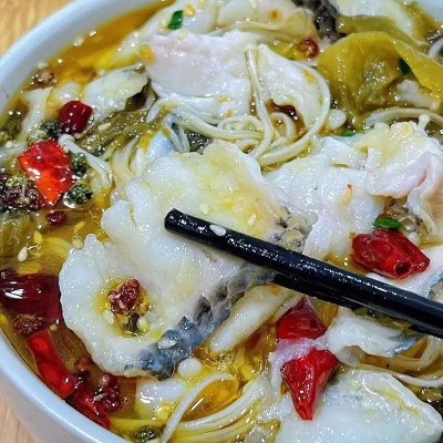 470g/盒金汤酸菜鱼预制菜懒人菜半成品免洗免杀海鲜批发商用餐饮图3