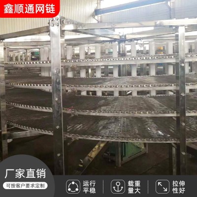 螺旋塔输送机食品速度螺旋冷却流水线传送带不锈钢多层网带输送机图3