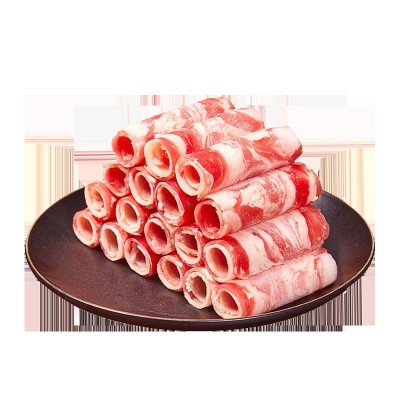 羊肉卷带皮内蒙火锅苏尼特草饲羊肉涮肉羔羊肉卷清真批发商用工厂图4