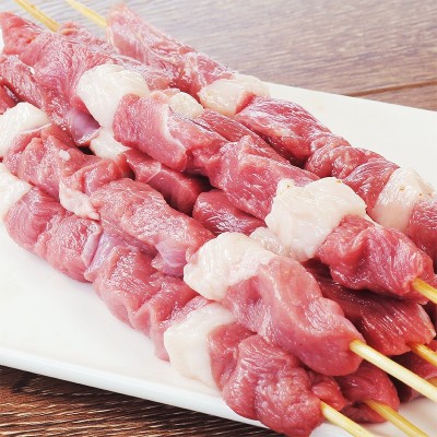 羊肉串新鲜羊肉内蒙古烤羊肉串半成品家庭户外空气炸锅烧烤食材图2