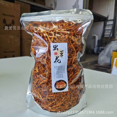 [虫草花]云南特产金虫草蛹虫草干虫草花产地直销批发图2