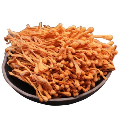 孢子头虫草花干货无硫云南特产金虫草蛹虫草食用菌煲汤材料批发图5