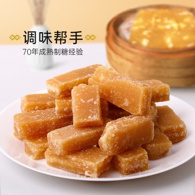 南字牌2kg金黄片糖红糖块黑糖块煲汤糖水甘蔗糖 厂家批发冰片糖图2