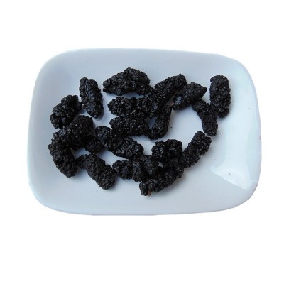 停桑葚干500g黑桑椹优选大粒泡茶泡水喝即食野生桑甚干黑桑葚干茶图5