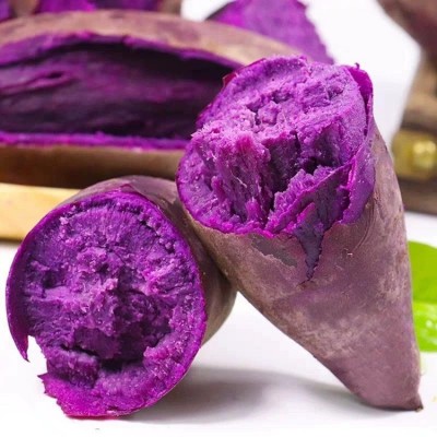 沙地紫薯代发新鲜当季蔬菜香甜软糯整箱3/5斤批发紫罗兰紫心番薯图2