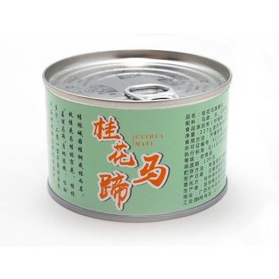 厂家直发新鲜爽口脆甜甜品荔浦桂花马蹄罐头227g休闲零食一件代发图5