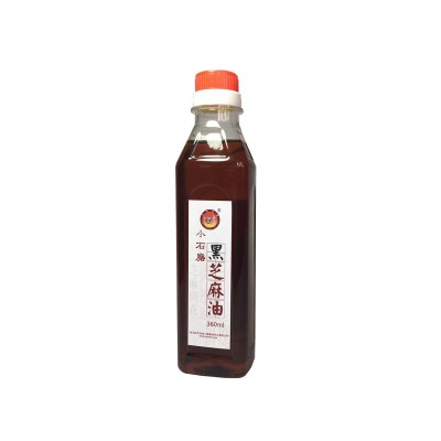 黑芝麻油360ml纯小石磨香油河南驻马店特产商超批发直播带货包邮图5