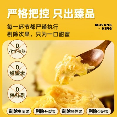 马来西亚原装进口 猫山王榴莲果肉100g 盒装果肉冷冻榴莲果肉图4