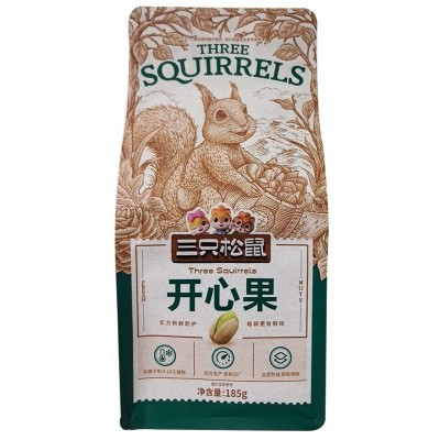 三只松鼠夏威夷果碧根果巴旦木坚果烧炭腰果休闲网红小袋零食批發图2