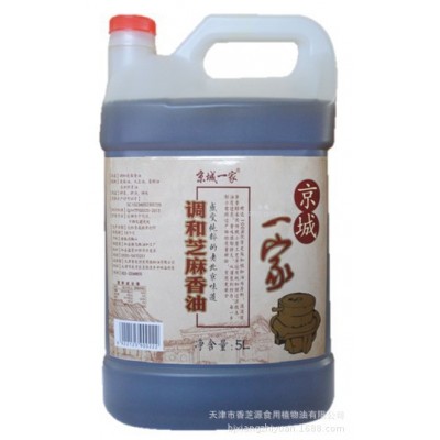 京城一家调和芝麻香油5L 火锅调味凉拌菜烹饪图2