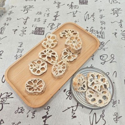 脱水藕片无添加藕片火锅配菜干货脱水连藕蔬菜干广式糖水煲汤料图1