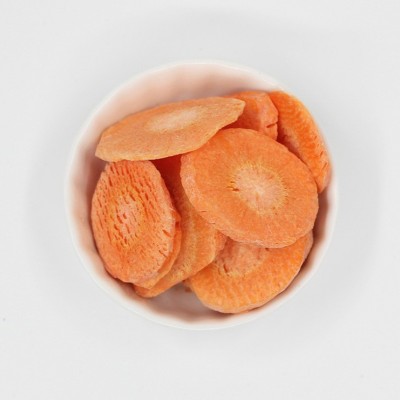 工厂现货批发冻干胡萝卜片 冷冻干燥胡萝卜片 方便速食蔬菜包配料图3