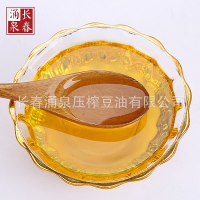 食用油笨榨豆油三级5L物理压榨大豆油桶装植物油批发图2