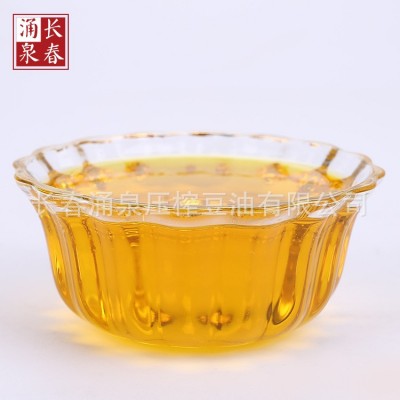 食用油笨榨豆油三级5L物理压榨大豆油桶装植物油批发图4