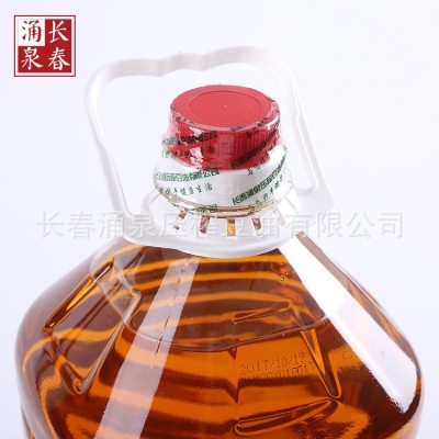 食用油笨榨豆油三级5L物理压榨大豆油桶装植物油批发图3