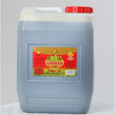 川特非转基因小榨特香菜籽油27升图3