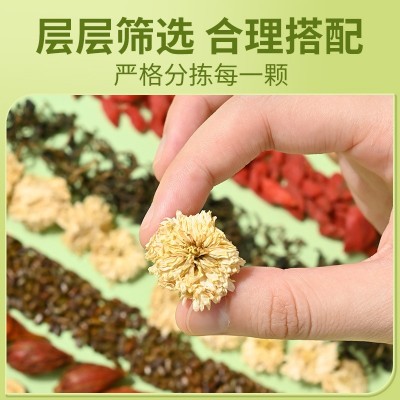 北京同仁堂菊花决明子茶枸杞茶同仁堂蒲公英花茶小罐养生茶可代发图3