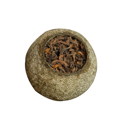新会七月头采小青柑普洱茶 勐海金芽熟普柑普茶 清香陈皮橘普茶图5