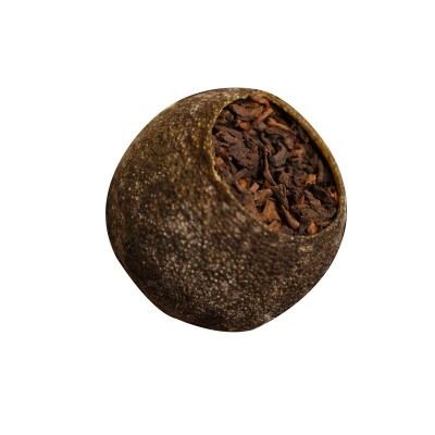 太守笑古树宫廷熟茶 柑香全生晒新会小青柑 口粮糯米香陈皮普洱茶图5