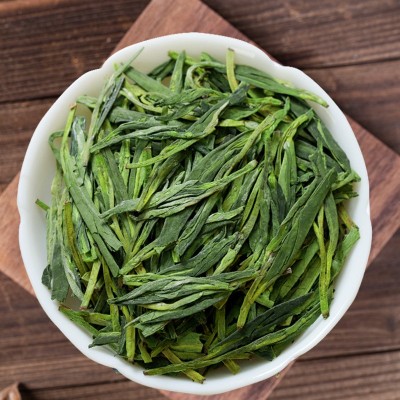 龙井茶绿茶2024新茶明前豆香正宗高档茶叶礼盒装送礼礼品批发木桶图2
