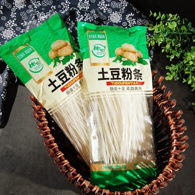 东北特产土豆粉条马铃薯水晶干粉丝纯手工商用东北菜粗粉条子批发图2
